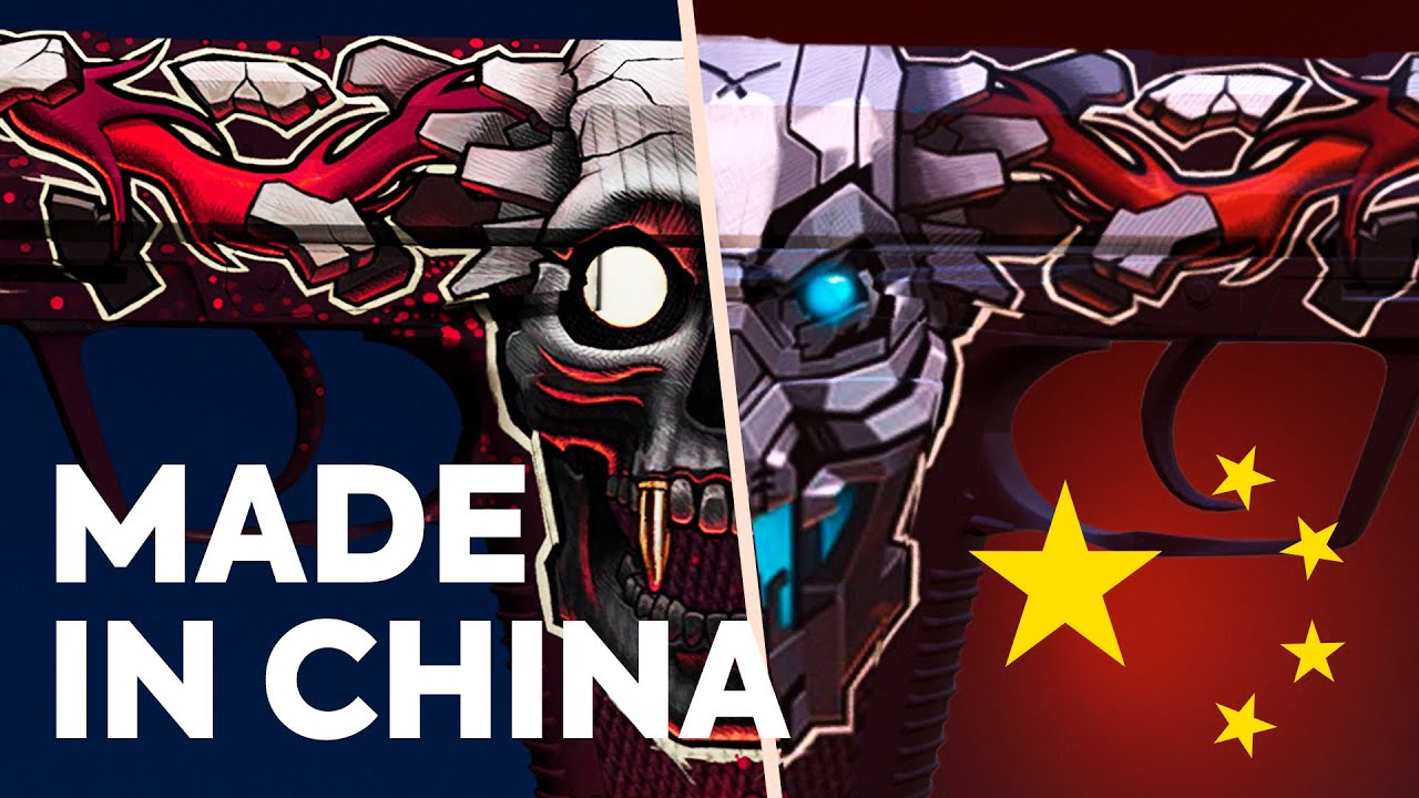 ЗАПРЕЩЕННЫЕ в КИТАЕ скины CS:GO ⛔️ Привычные скины vs. Китайские версии