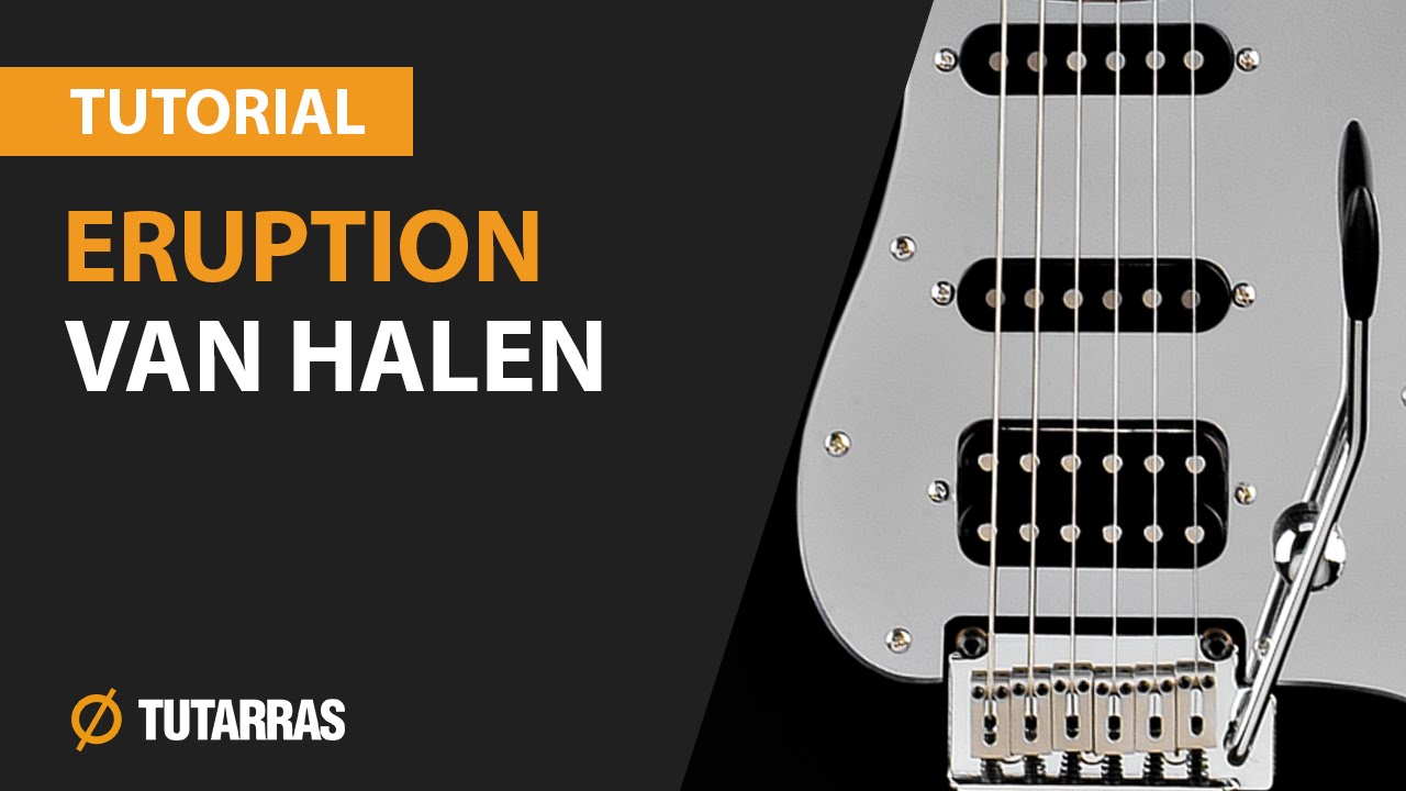 How to play ERUPTION by VAN HALEN - Electric GUITAR LESSON