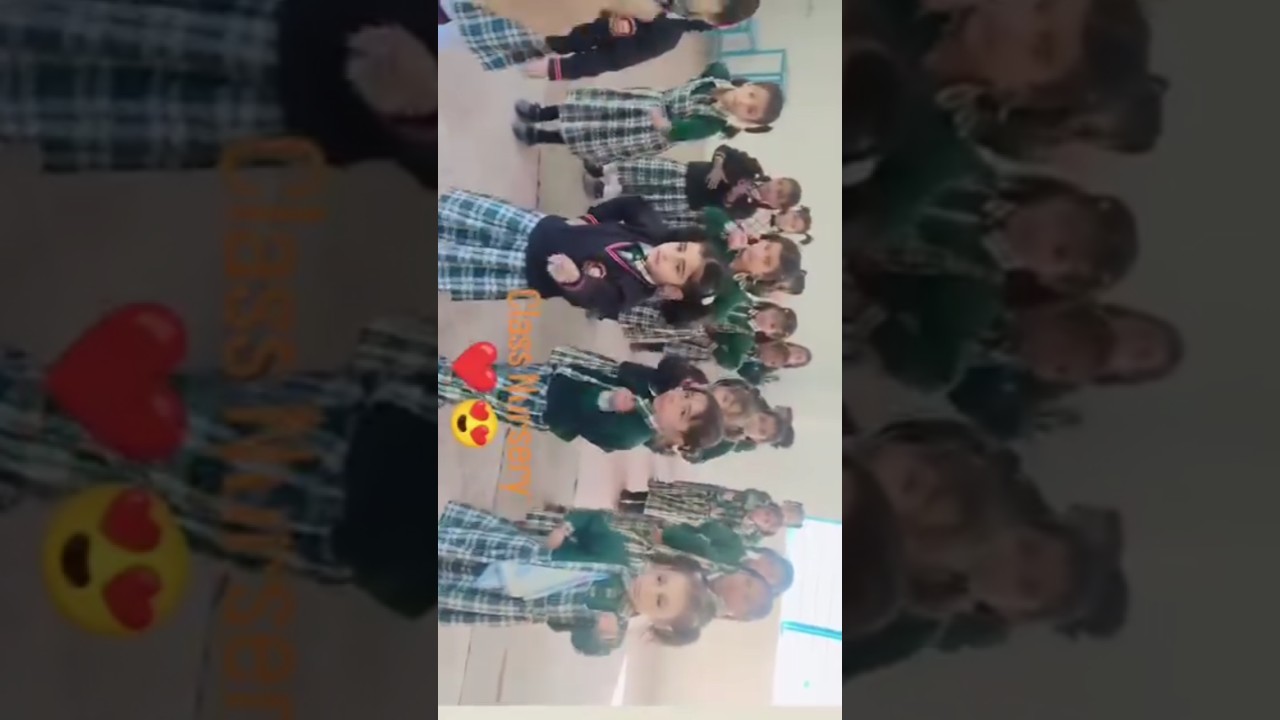 khan educational higher secondary school Manjakote ka class nursery Ka students ka dance 😘😘😘
