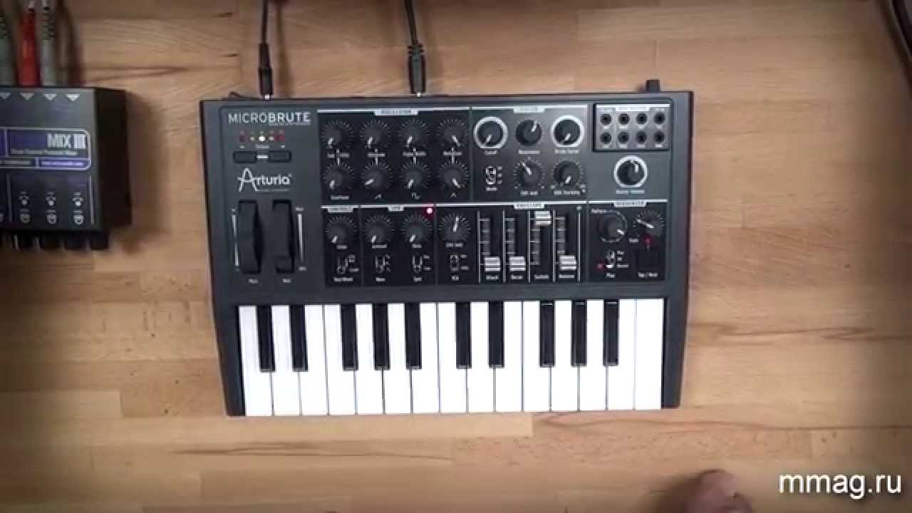 mmag.ru: Arturia Microbrute - аналоговый синтезатор - обзор и демо