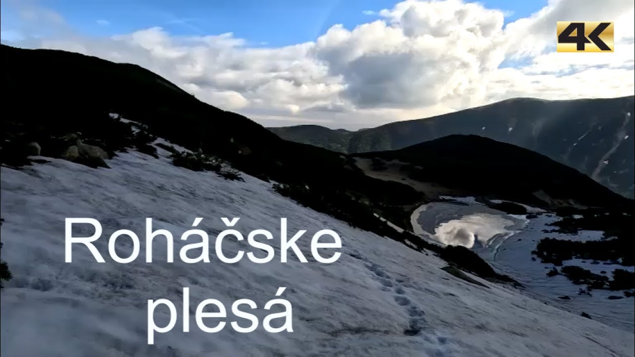 [POV hiking] Roh&aacute;čske ples&aacute; in High Tatras | POV - ASMR | spring 2024 | 4K