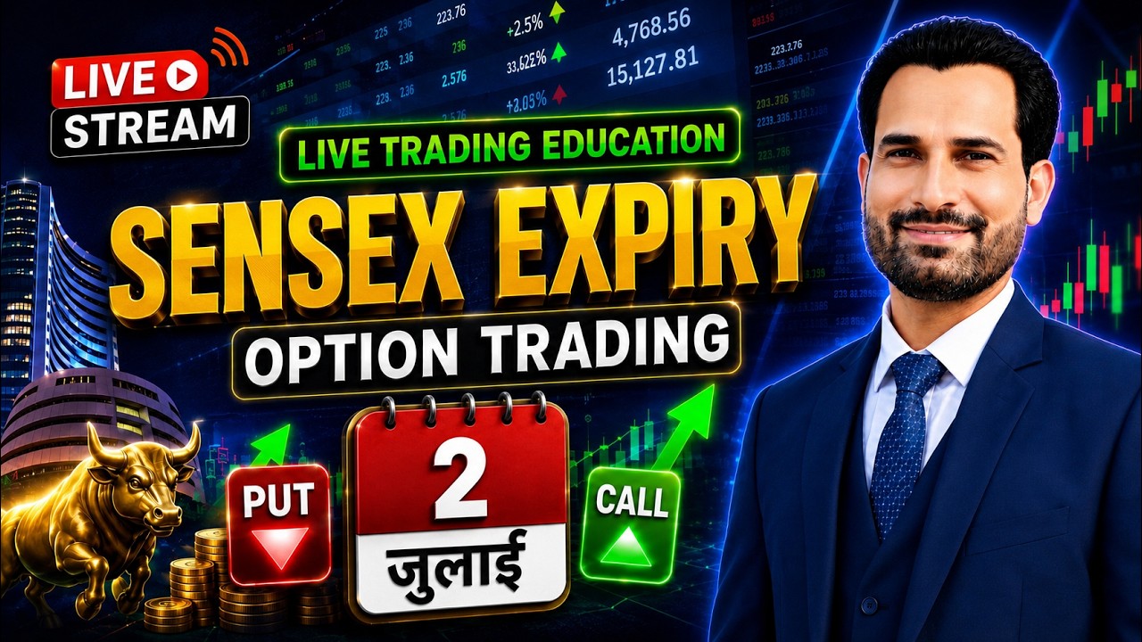 Sensex Expiry Live | Live Trading | Nifty Banknifty Live | Krishna Bulls Live Trading