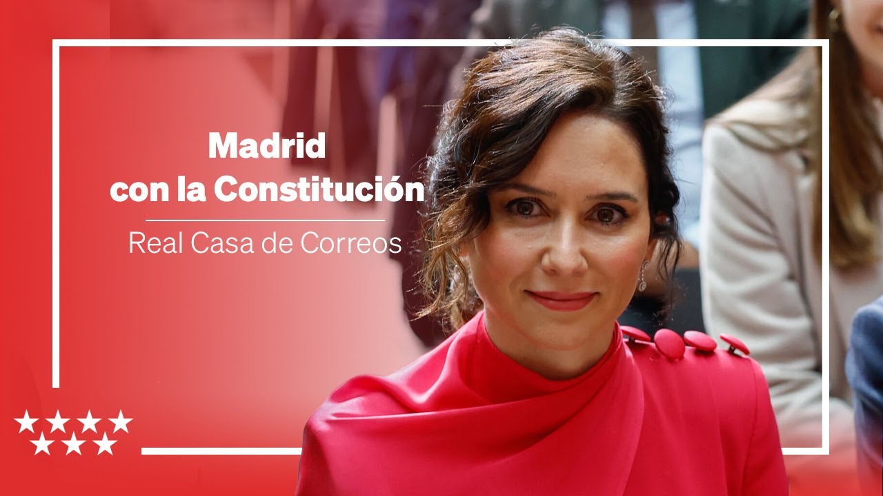 Madrid, con la Constitución española.