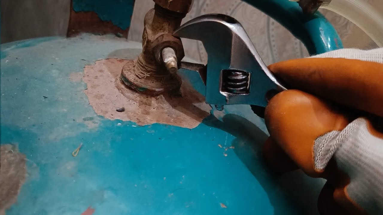 how to repair gas cylinder valve control...