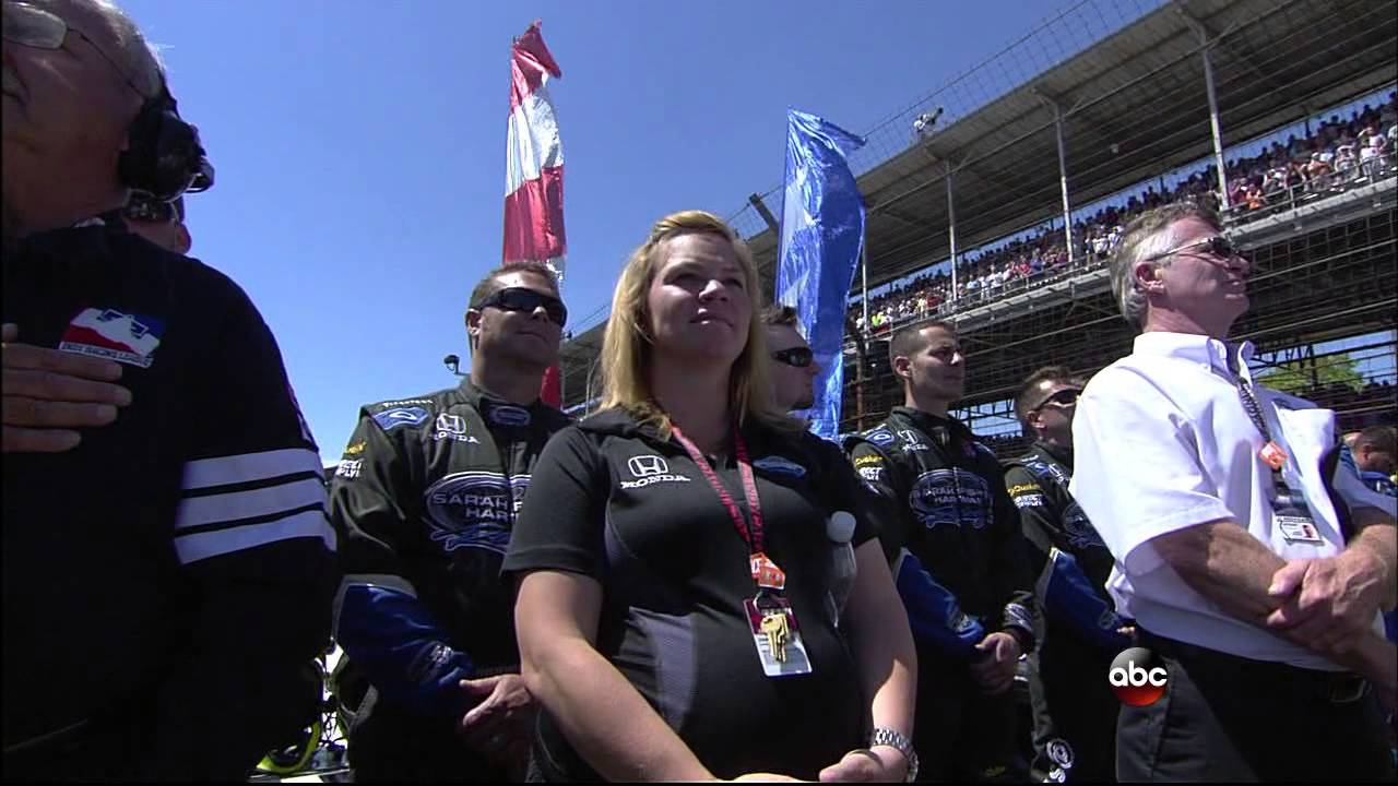 2014 Indy 500 National Anthem & flyover