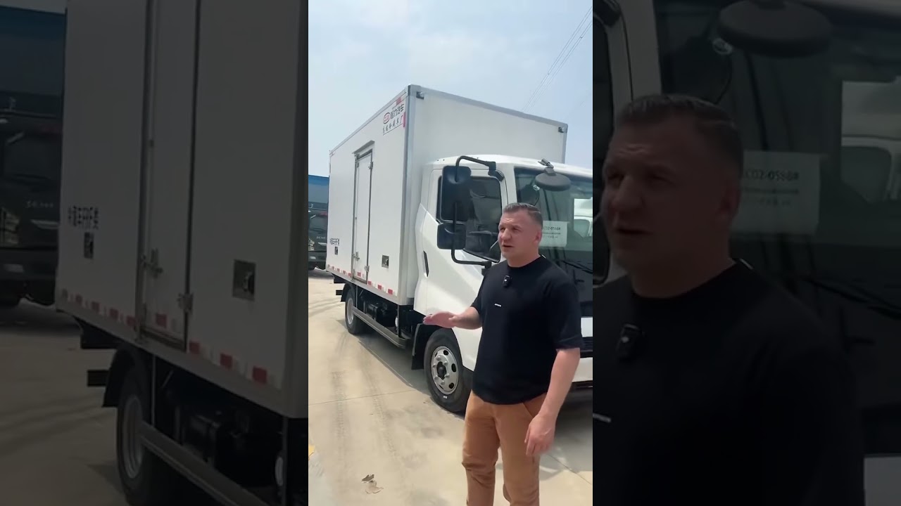 client from Russia come to buy BYD refrigerator truck， WhatsApp: +86 13329899995
