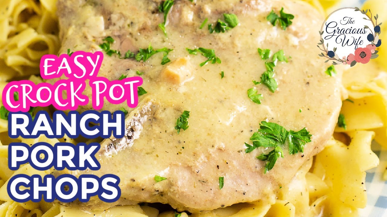 Crock Pot Ranch Pork Chops