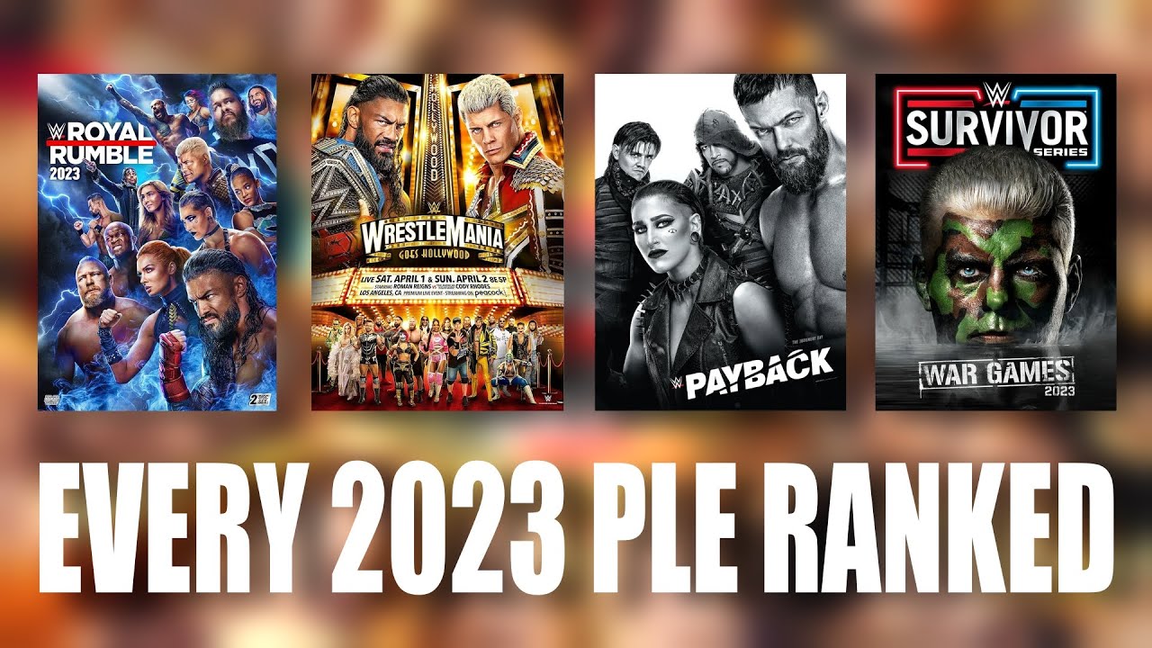Рейтинг всех платных прямых эфиров WWE 2023 года от худшего к лучшему: рейтинг PLE/PPV