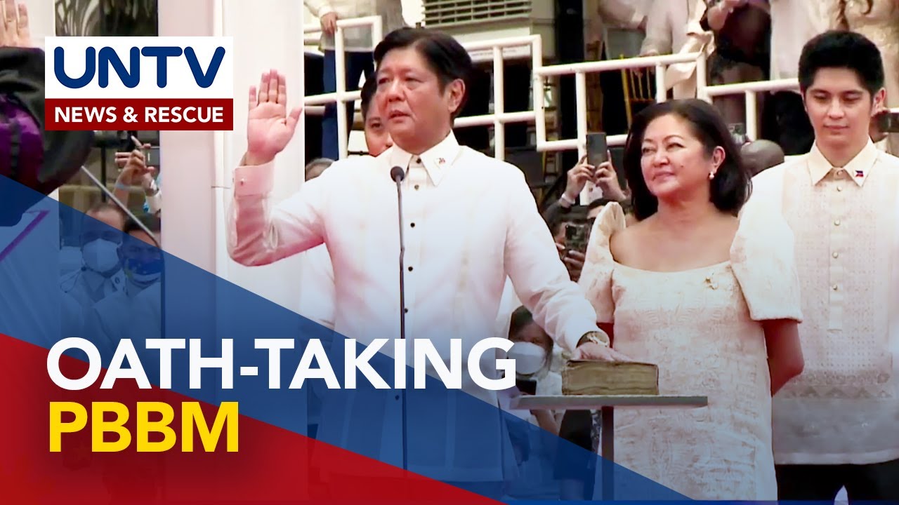 Oath-taking of Ferdinand “Bongbong” Marcos Jr. as 17th President of the Philippines | June 30, 2022