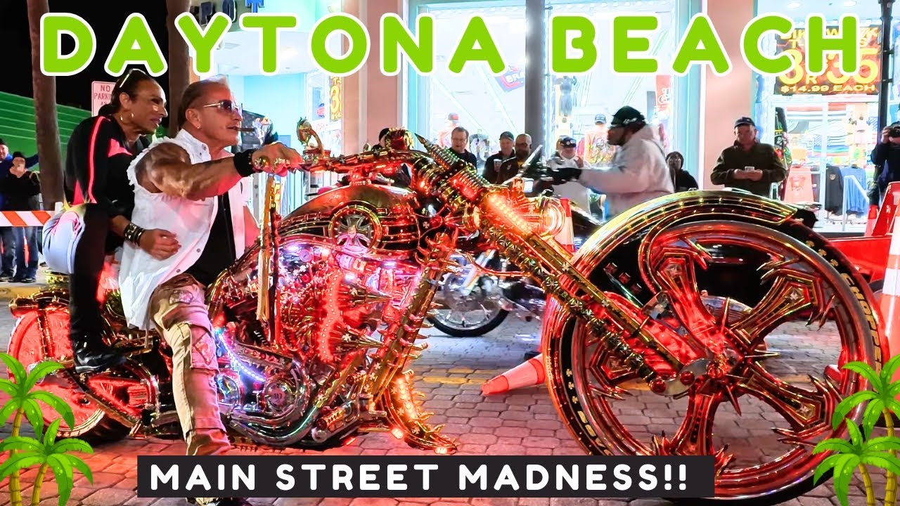 🔥DAYTONA Beach BIKE Week 2025 MAIN Street WALKING Tour!!!🔥