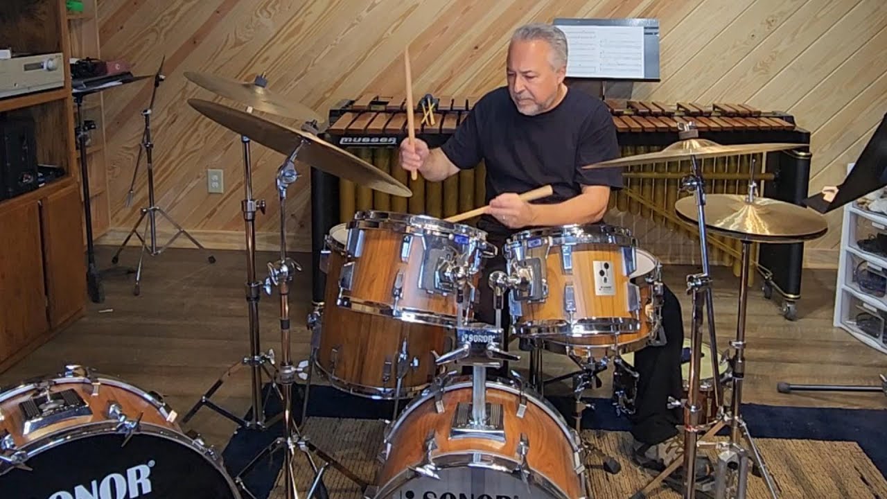The Sonor Phonic Rosewood Drum Set