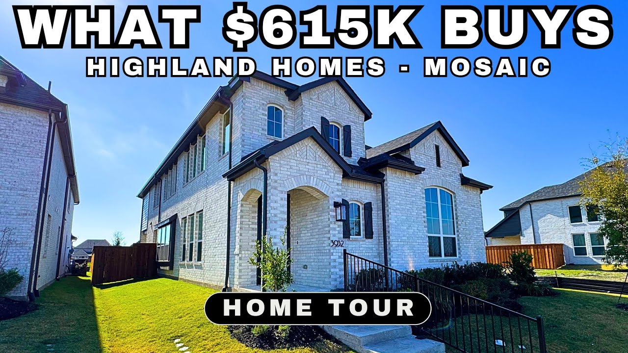 Вот что вы купите за 615 тысяч долларов в Mosaic | Highland Homes | London Plan | Селина, Техас