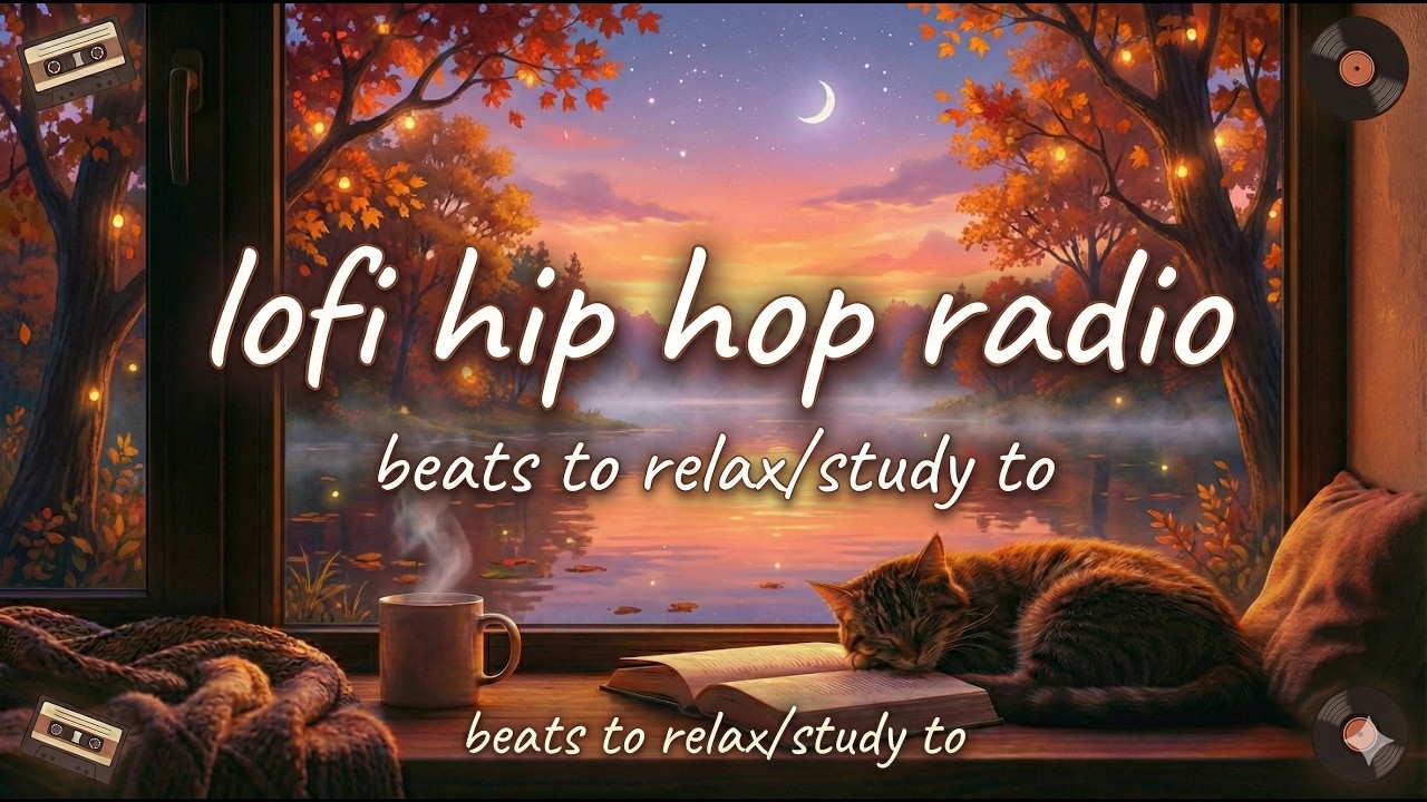 夜のLo-fiで集中する｜10時間・作業用・睡眠BGM（Lo-fi Beats）