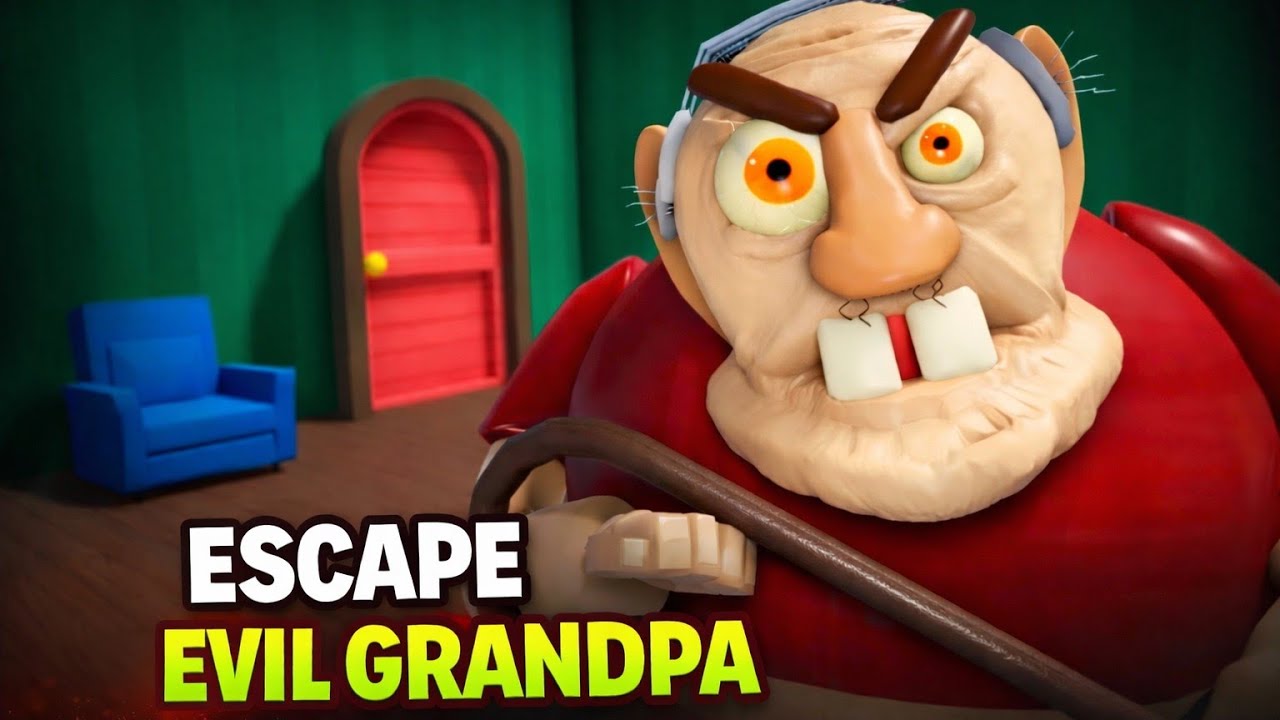 ESCAPE EVIL GRANDPA! (OBBY) FULL GAMEPLAY VIDEO 