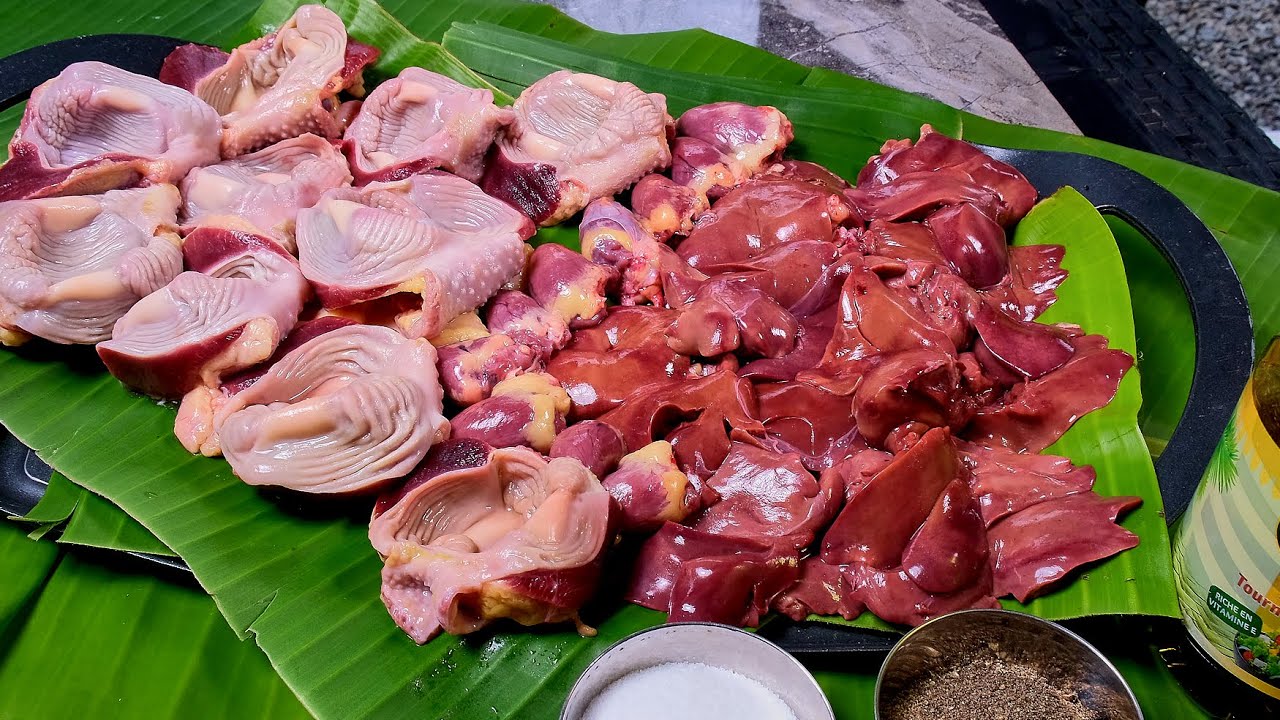 Abats de poulet frits