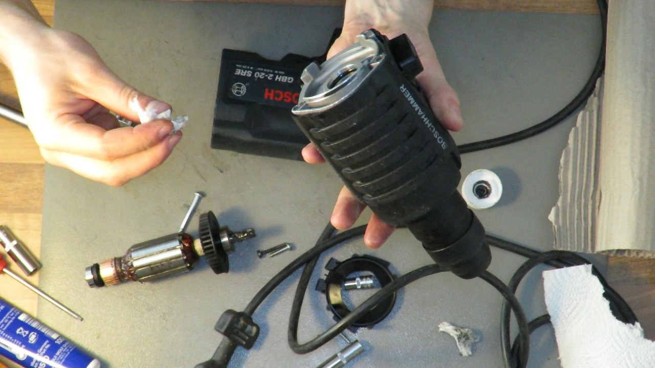 Bosch GBH 2-20 SRE & GBH 2-20 D - Reparatur - Neu gewickelte Rotoren