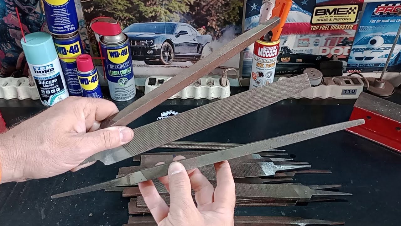 Limas que tenho na garagem vários tipos e aplicações