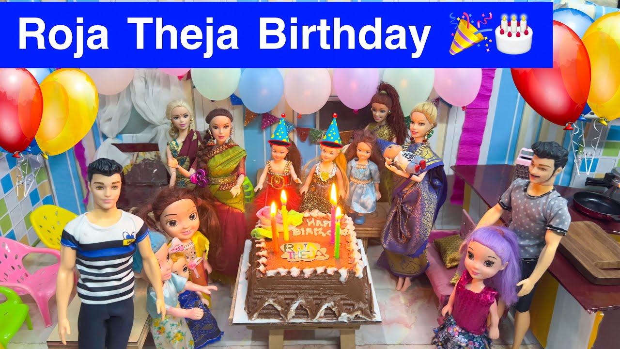 Roja Theja Birthday Celebration 🎂 🥳 | Classic Barbie Show Episode- 218| barbie tamil| barbie shows
