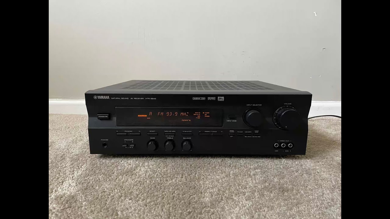 Yamaha HTR-5240 5.1 Home Theater Surround Receiver