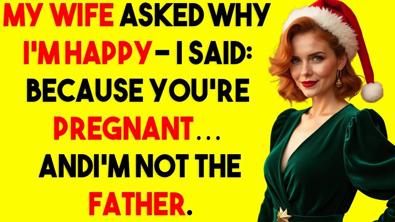 She asked why I'm happy—I said Because you're PREGNANT… and I'm NOT the father