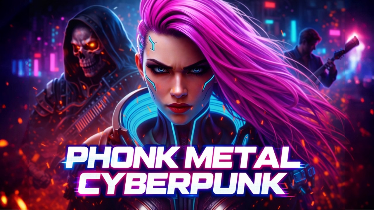Phonk  Metal & Cyberpunk | 1 Hour | Música para Trabajar / Gym  / Gaming • Power ⚙️⚔️