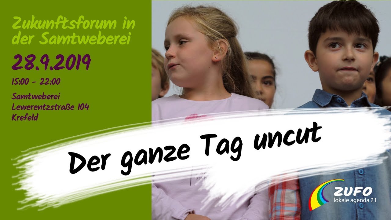 Der ganze Tag - Zukunftsforum 2019 in der Samtweberei