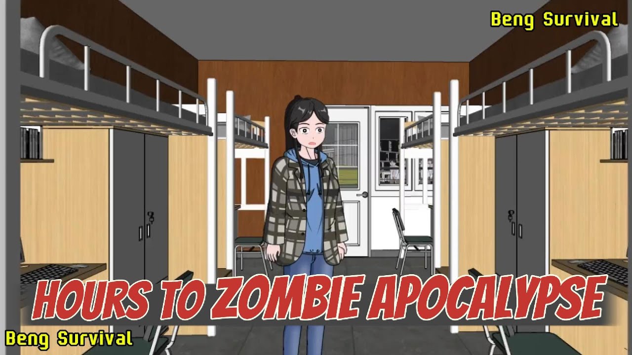 FULL - Trapped in University During the Zombie Apocalypse: Surviving with My Roommates - Beng