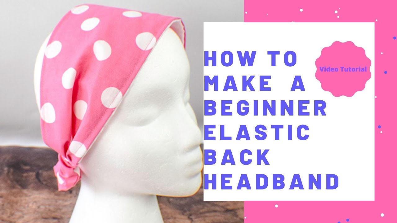 How to Make a Beginner Elastic Back Headband