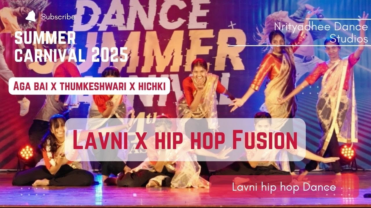Lavni hip hop fusion Dance | Aga Bai x Thumkeshwari x Hichki | Nrityadhee Dance Studio