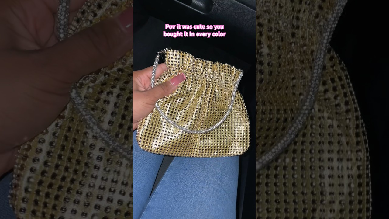 All Glam Bag #handbags #accessories #bling