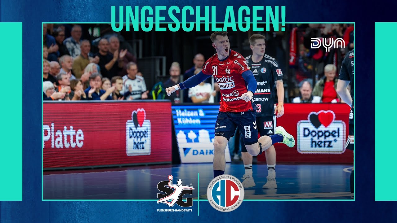 Highlights: SG Flensburg Handewitt vs HC Erlangen (Saison 2025/26) DAIKIN HBL | Dyn Handball