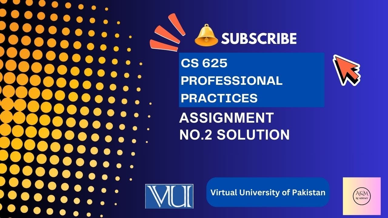 CS625 Assignment No.2 Solution