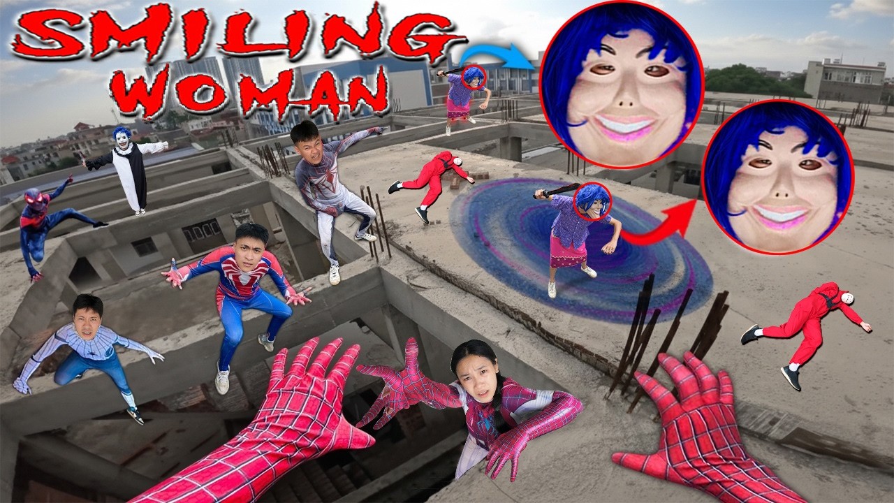 SPIDERMAN Vs SMILING WOMAN #53 | No Way Out in a Real Life Horror Chase (Horror POV) | Epic POV