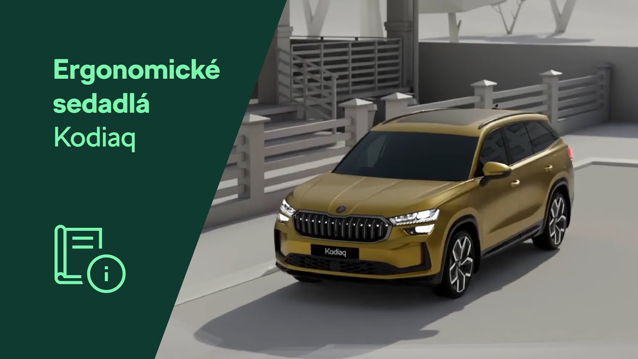 Nastavenie ergonomických sedadiel Škoda Kodiaq