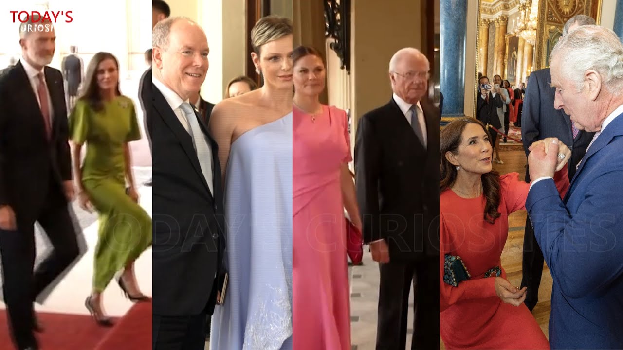 Royals from Europe & around World are at Buckingham Palace for King Charles&rsquo; coronation reception