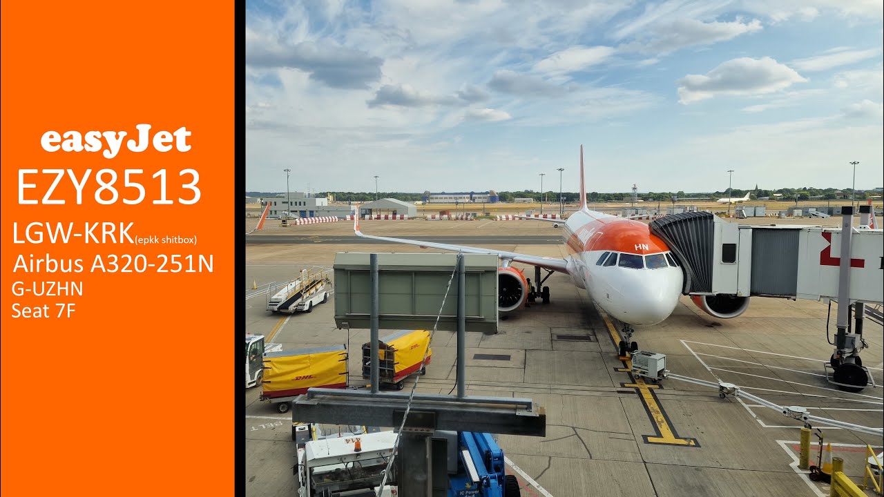 TRIPREPORT | easyJet | EZY8513 | London Gatwick (EGKK) - Krakow (EPKK(shitbox)) | Airbus A320neo