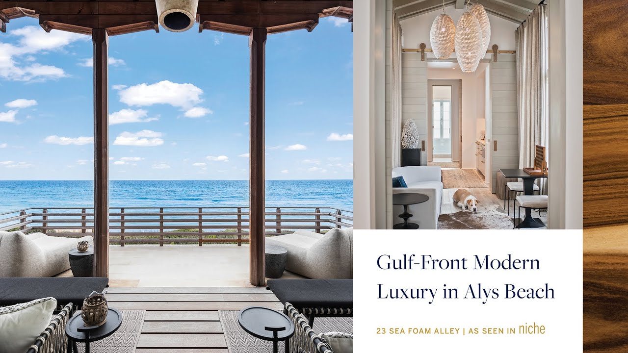 Beachfront Vacation Home Florida - 23 Sea Foam Alley Inlet Beach Florida | Beach Home Tour Florida
