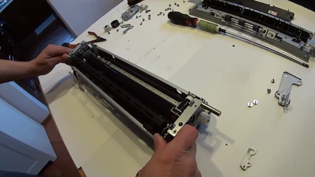 FUSER UNIT Ricoh Aficio MPC4502 MPC5502 VIDEO SERVICE TUTORIAL