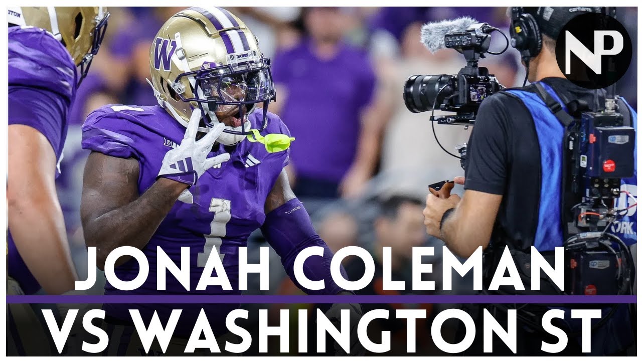 Washington vs Washington State | Jonah Coleman NFL Draft Film