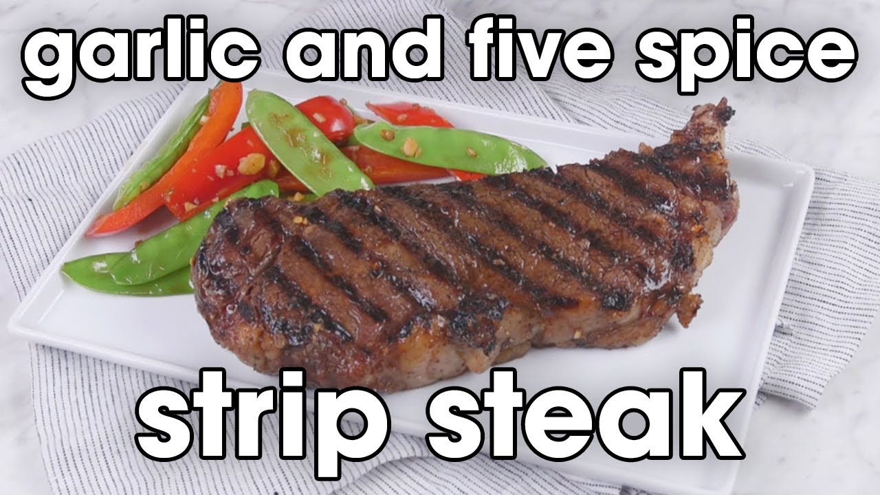 Garlic & Chinese Five-Spice Strip Steak Recipe from the Certified Angus Beef Brand