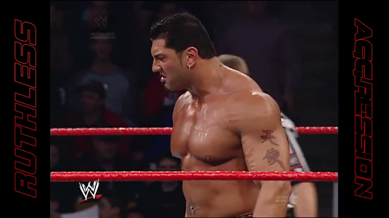 Batista vs. Justin Credible | WWE RAW (2002)