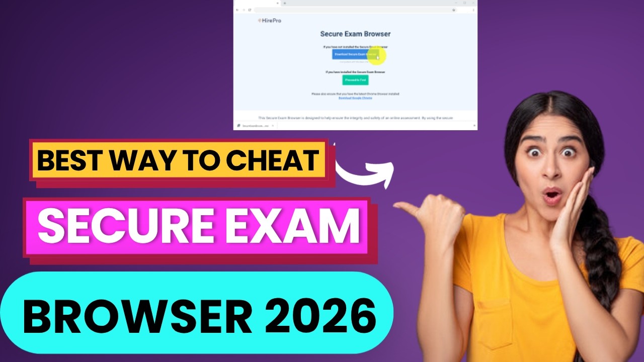 Cheat on Secure Exam Browser in 2026! 😎