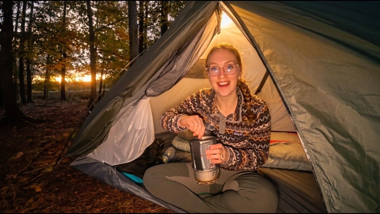 My Tent Setup Went Wrong on This Solo Autumn Camp