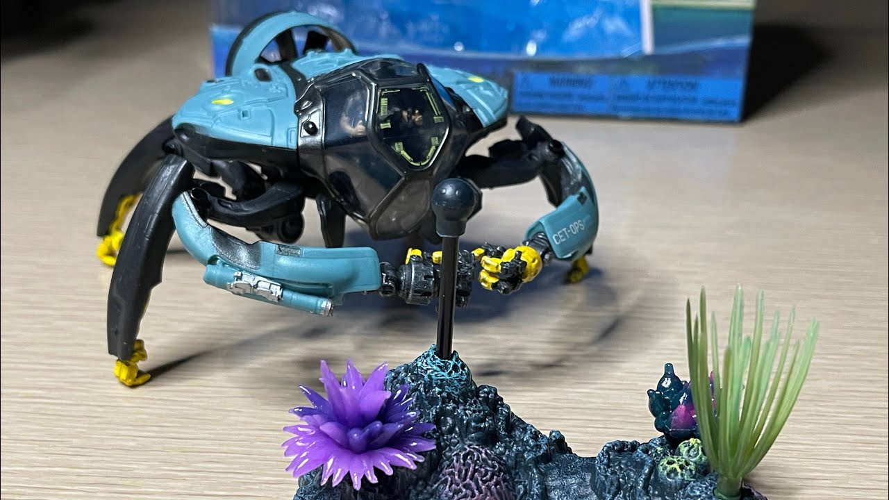 Avatar CET-OPS Crab Suit 🦀 World Of Pandora McFarlane Toys Avatar (Tiny) Version Aquatic Mech Suit