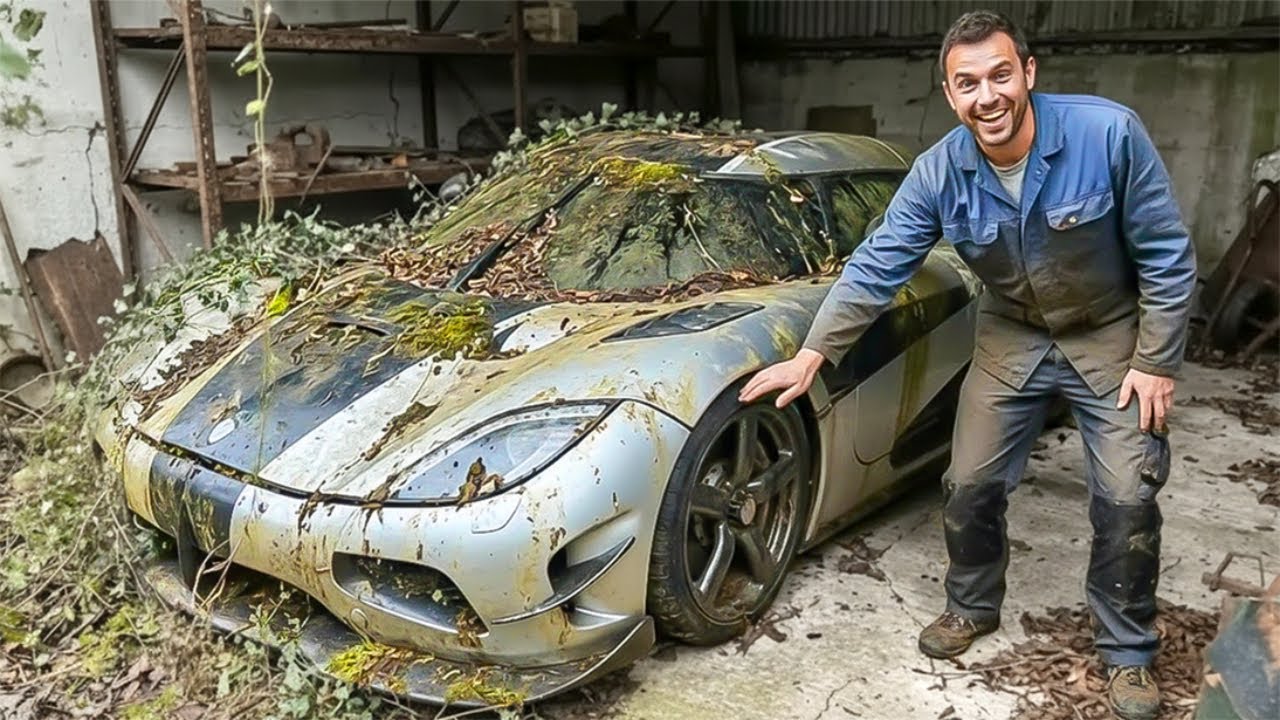 ASMR Car Restoring Found Abandoned Koenigsegg Agera Will It Run? | Auto88 Car Restoration
