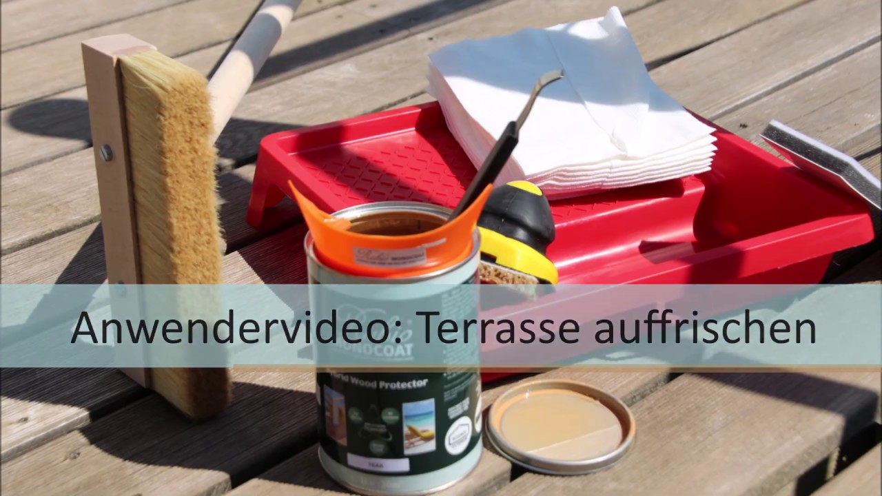RMC Anwendervideo: Geölte Terrasse auffrischen