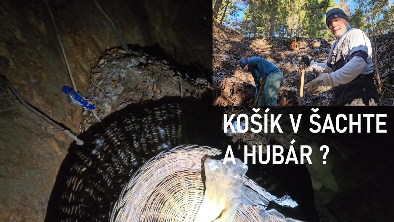 Kopanie a prieskum šachty v mrazivých Volovských vrchoch