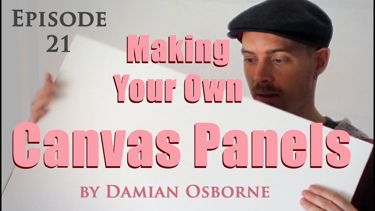 Making Your Own Canvas Boards for Painting (and Homemade Gesso Primer)