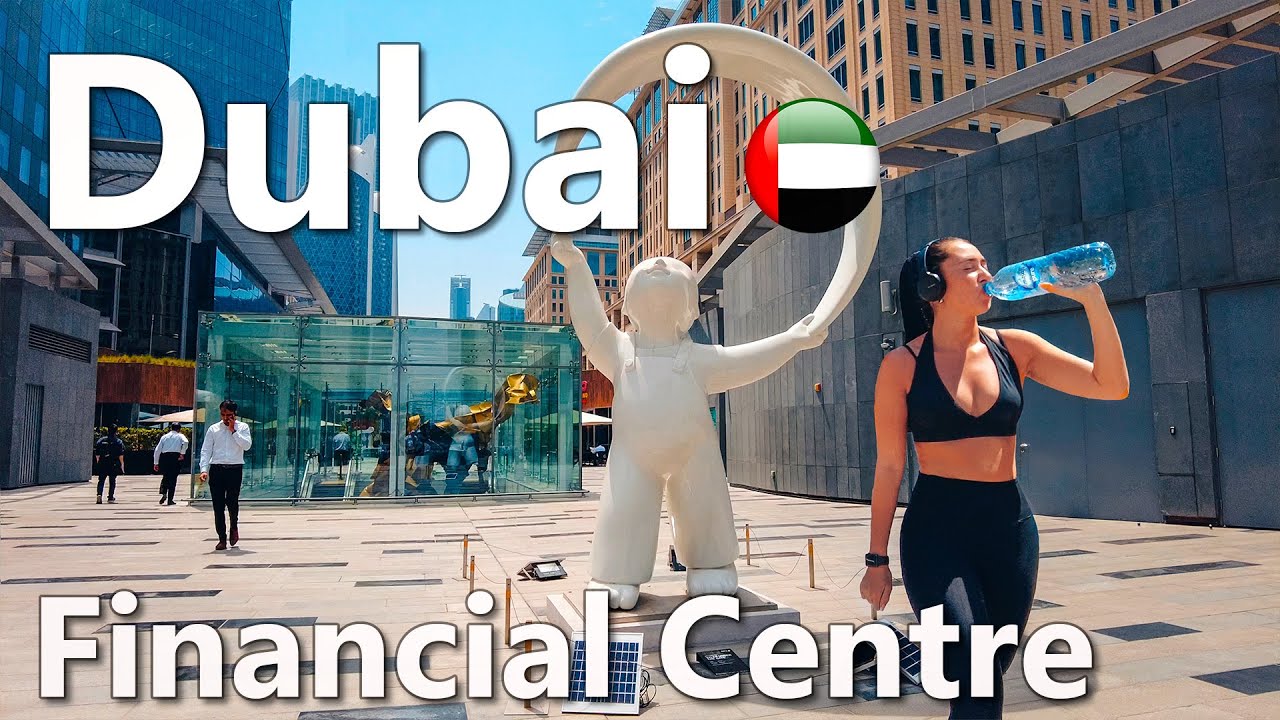 Dubai International Financial Centre Walking Tour 4K🇦🇪