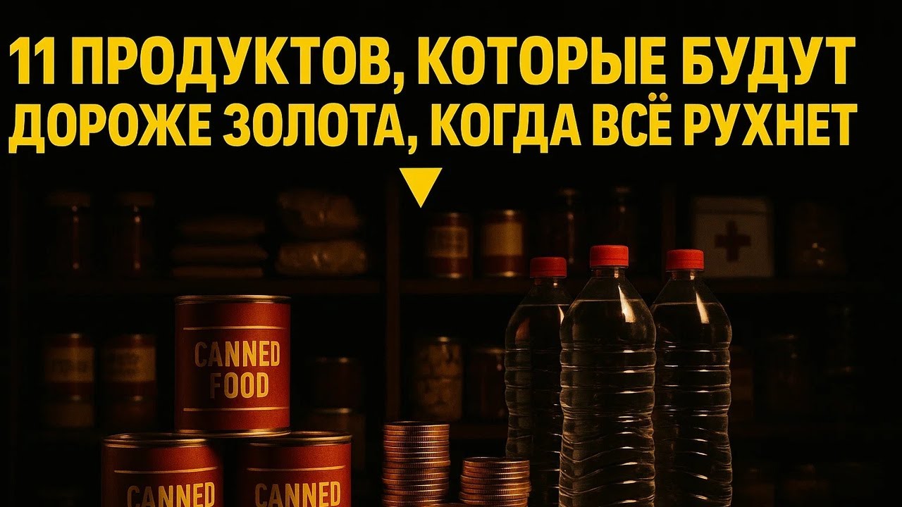 11 продуктов, которые будут стоить дороже золота при коллапсе